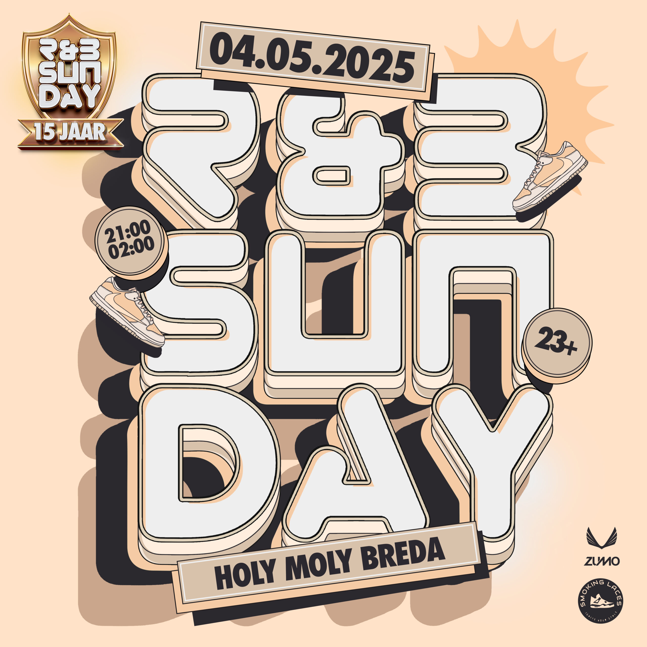 R&B Sunday @ Holy Moly Breda | 4 Mei (23+)