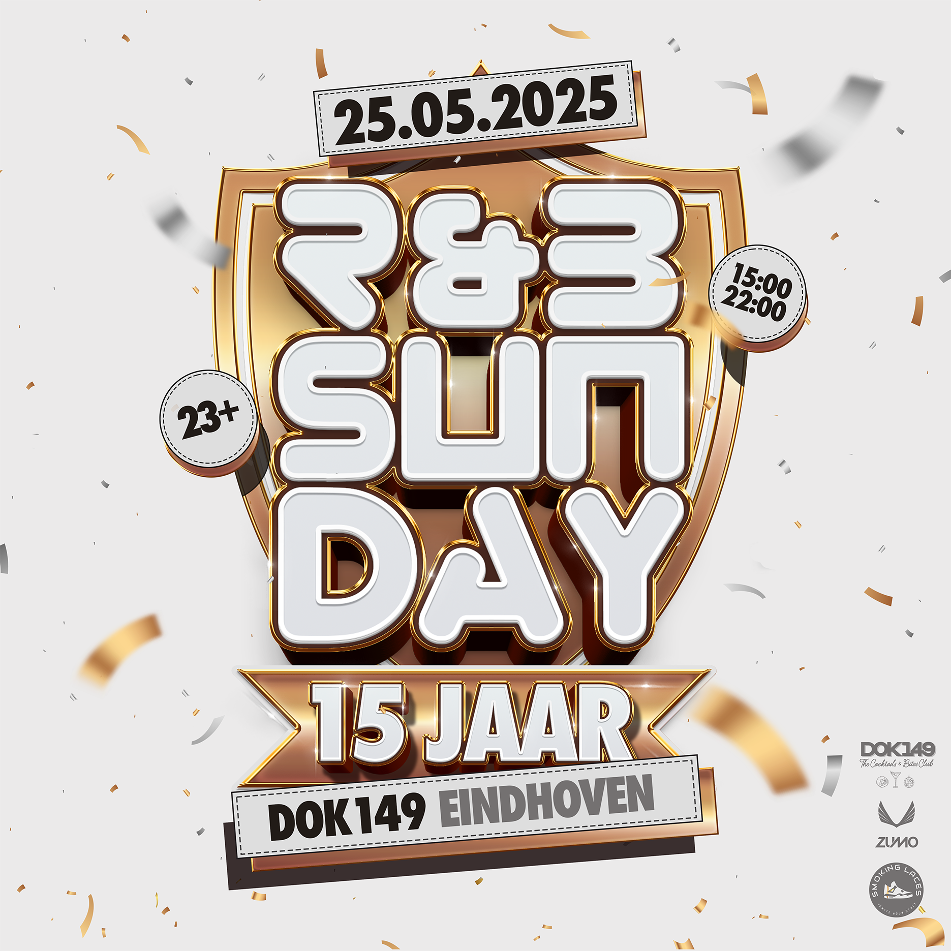 R&B Sunday 15 Year Anniversary @ DOK149 Eindhoven | 25 mei (23+)